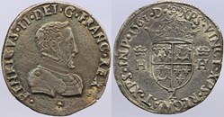Dy 1054 - Charles IX, au nom d'Henri II - Teston - 1561, Grenoble