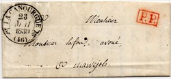 1839 - P.P. + Cachet type 12