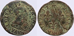 Dy 1384 - Louis XIII - Double lorrain - 1637, Stenay