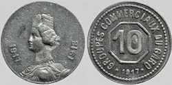 30 - Gard - 10 centimes