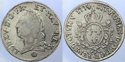 Dy 1685 - Louis XV - Ecu - 1774, Perpignan