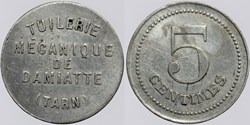 81 - Damiatte - 5 centimes