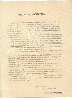 1883 - Elections 12 août