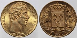 F-520 - Charles X - 20 francs - 1825 Paris