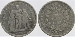 F-334 - Troisième République - Dupré - 5 francs - 1873 A fausse