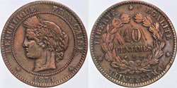 F-135 - Troisième République - Cérès - 10 c. - 1871 A