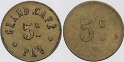 64 - Pau - Grand Café - 5 centimes