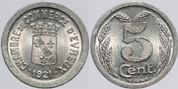 27 - Evreux - 5 centimes