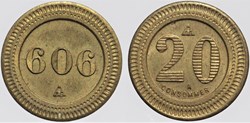 Jeton à consommer - 20 centimes