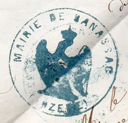 Mairie - Banassac (1866)