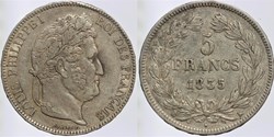 F-324 - Louis Philippe I - 5 francs - 1835 Bordeaux