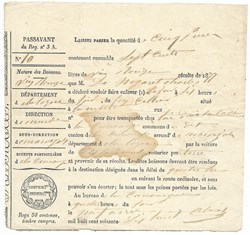 1878 - Passavant pour du vin, la Canourgue
