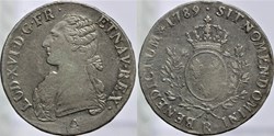 R-08 - Louis XVI - Ecu - 1789, Orléans