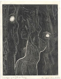 Monotype de Bernard Braeken (non signé, non daté)