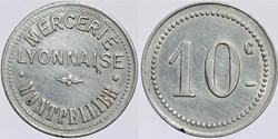 34 - Montpellier - Mercerie - 10 centimes