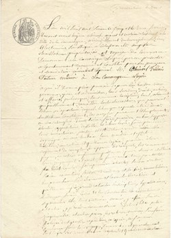 1865 - Procuration de M. Abinal F. docteur en médecine à la Canourgue