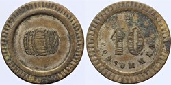 Jeton à consommer - 10 centimes