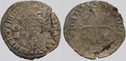 Dy 1246 - Henri IV - Douzain - 1594, Clermont