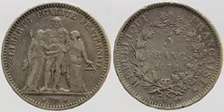 F-334 - Troisième République - Dupré - 5 francs - 1872 K