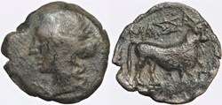 Massalia - Bronze au taureau passant