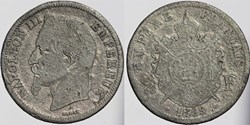 F-263 - Second Empire - 2 francs - 1869 A fausse