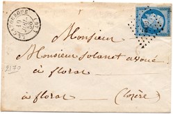 1858 - Cachet type 15 plus P.C. 602