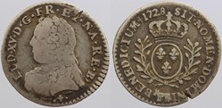 Dy 1679 - Louis XV - 1/20 d'écu - 1728, Pau