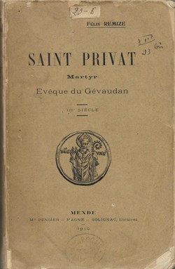 1910 - St Privat Martyr, Evêque du Gévaudan