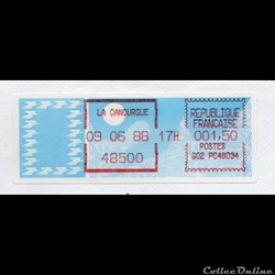 1988 - Vignette d'affranchissement