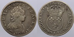Dy 1653a - Louis XV - 1/4 d'écu - 1716, Paris