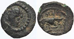 Massalia - Mini bronze au taureau