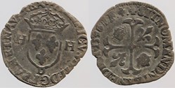 Dy 1246 - Henri IV - Douzain - 1596, Lyon