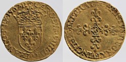 Dy 1057 - Charles IX - Ecu d'or - 1567, Villeneuve