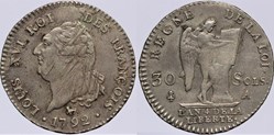 R-42 - Louis XVI - 30 sols - 1792, Paris