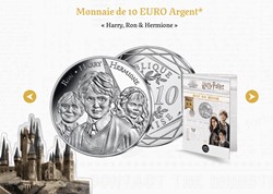 10€ Argent - Harry, Ron et Hermione
