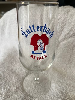 Verre à pied Lutterbach Alsace