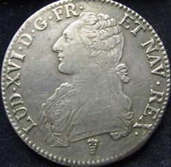 Ecu Louis XVI 1790 K Bordeaux