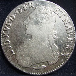 Ecu Louis XVI 1789 Q Perpignan