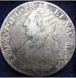 Ecu Louis XVI 1777 A Paris - 1er semestre