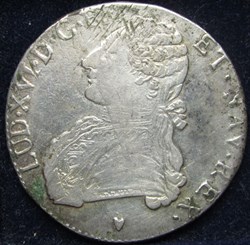 Ecu Louis XVI 1775 & Aix en Provence - Différents Coeur/Losange