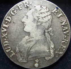Ecu Louis XVI 1790 AA Metz