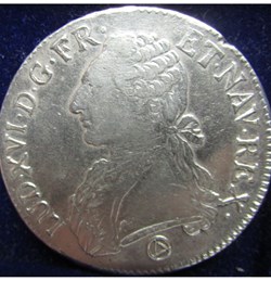 Ecu Louis XVI 1776 Q Perpignan