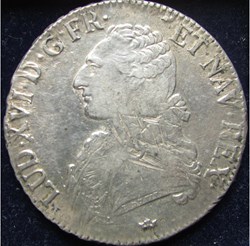 Ecu Louis XVI 1786 M Toulouse
