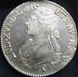 Ecu Louis XVI 1790 A Paris - 1er semestre