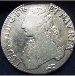 Ecu Louis XVI 1777 D Lyon