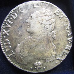 Ecu Louis XVI 1783 L Bayonnne