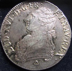 Ecu Louis XVI 1789 R Orléans