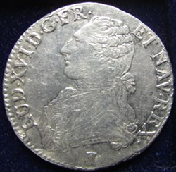 Ecu Louis XVI 1778 T Nantes
