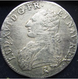 Ecu Louis XVI 1784 A Paris - 2ème semestre