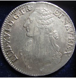 Ecu Louis XVI 1781 M Toulouse